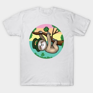 Cute Sloth St. Patrick’s Day T-Shirt